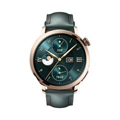 HONOR Watch 4 Pro, 4GB & 64GB, Green Leather Strap - 5502ABLF-Tumi-B19D