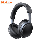 Mcdodo HP-1420 Aive Noise Cancelling Headphones Long Music Foldable Design, up to 56H Normal Mode and 35H ANC Mode, Crystal-Clear Calls for Office/Flights - Black
