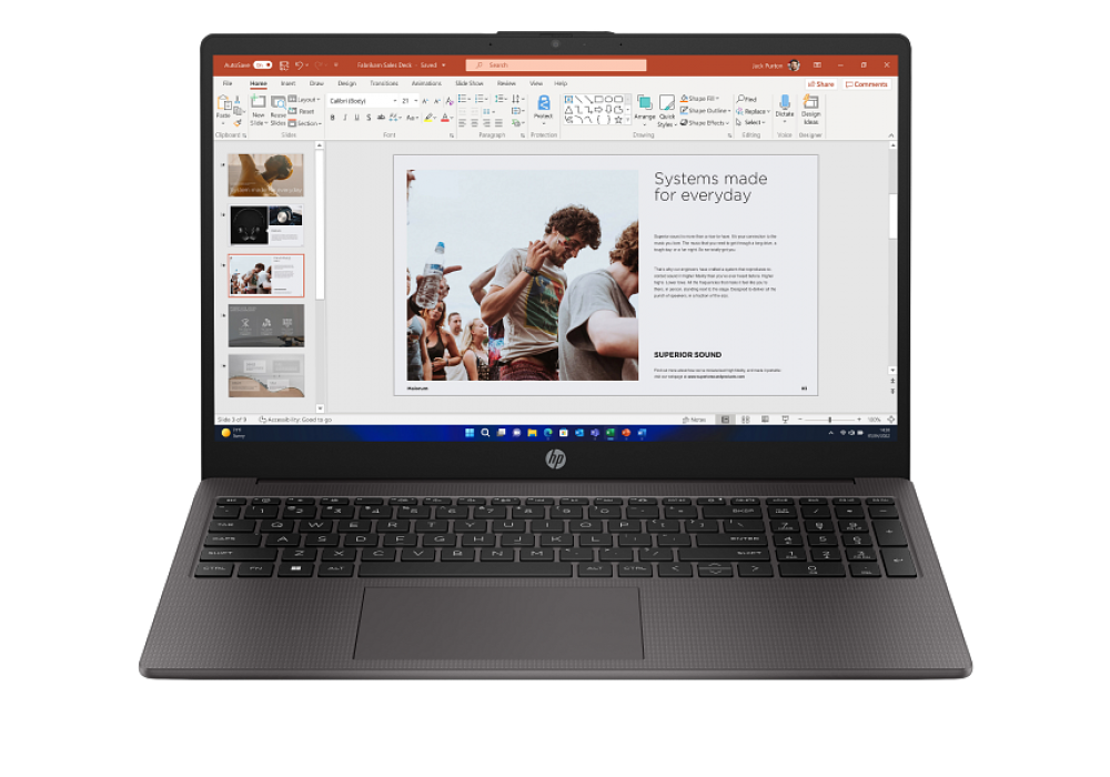 Laptop HP Essential 250 G10 Notebook Intel® Core™ i3-1315U 6 Cores, 8GB DDR4, 512 GB SSD, 15.6" FHD anti-glare, 250 nits - Dark Ash Silver Laptop HP Essential 250 G10 Notebook Intel® Core™ i3-1315U 6 Cores, 8GB DDR4, 512 GB SSD, 15.6" FHD anti-glare, 250 nits - Dark Ash Silver