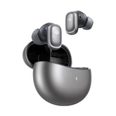 Mcdodo Hp 8221 Anc+enc Ai Translation Earbuds Real Time Multilingual Translator Hybrid Noise Cancelling For Business & Travel Up To 24 Hours Of Playtime With Charging Case Silver