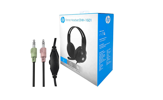 Hp Dhh 1601 Wired Stereo Headset 2 Pin