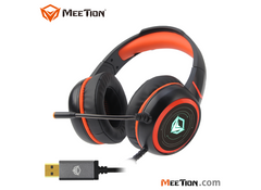 Meetion RGB headset for computer setup