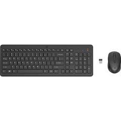 Hp 330 Wireless Black Keyboard & Mouse Set 2.4ghz Wireless Conneion 1600 Dpi Usb Receiver Led Indicators Arabic/english Black