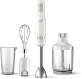 Philips 700W ProMix Blender with Metal Shaft, 0.5L, XL Chopper, White, HR2545.01