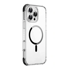 Wiwu Cover Hybrid Ultra For iPhone16 Pro, Transparent & Black - HCC-203 iP16 pro