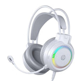 HP H220 RGB USB Gaming Headset — White - H220-WH