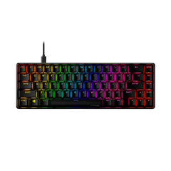 HyperX Mechanical Gaming Keyboard, Compact 65% Form Factor, Linear Red Switch - Alloy Origins 65