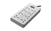 Huntkey SZA801 - 3 Power Strip Surge with 8 Universal AC Sockets (3 meter)