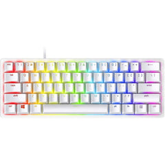 Razer Huntsman Mini 60% Clicky Optical Mechanical Switches Doubleshot Pbt Keycaps Detachable Usb C Cable (purple Switch) Mercury