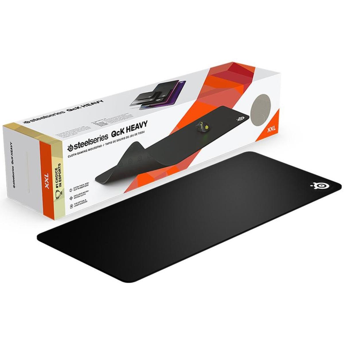 Steelseries Qck Heavy Gaming Mouse Pad Xxl Thick Cloth Sized To Cover Desks Durable & Washable 900 Mm X 400 Mm X 4 Mm Steelseries Qck Heavy Gaming Mouse Pad Xxl Thick Cloth Sized To Cover Desks Durable & Washable 900 Mm X 400 Mm X 4 Mm