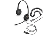HP Poly EncorePro 520 Binaural Headset +Quick Disconnect, 5.6mm Speaker Size, Omnidirectional Microphone, Stereo Headphones, 13.5cm Boom Mic Length, 78.5cm Cable Length, Black, w/ QD to M22/RJ11 Cable