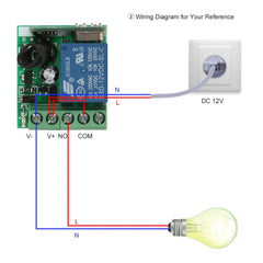 Wireless HX-2ch Remote Switch