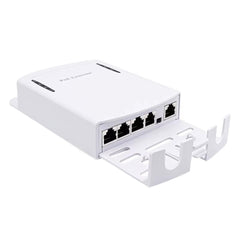 Outdoor Waterproof HX-FSPOE104/G 4 Port Gigabit POE Extender 30W