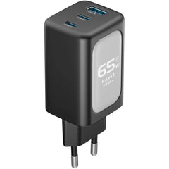 HAVIT UC260 65W Smart GaN Fast Charger (Black & Grey)