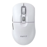 HAVIT MS59WB Dual-Mode Wireless Mouse – 2.4GHz + Bluetooth, 1600 DPI, White