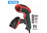 Ricode TiCODE AK17 Handheld Wired 1D 2D QR Code Gun Scanner with 640x480 Global CMOS Sensor