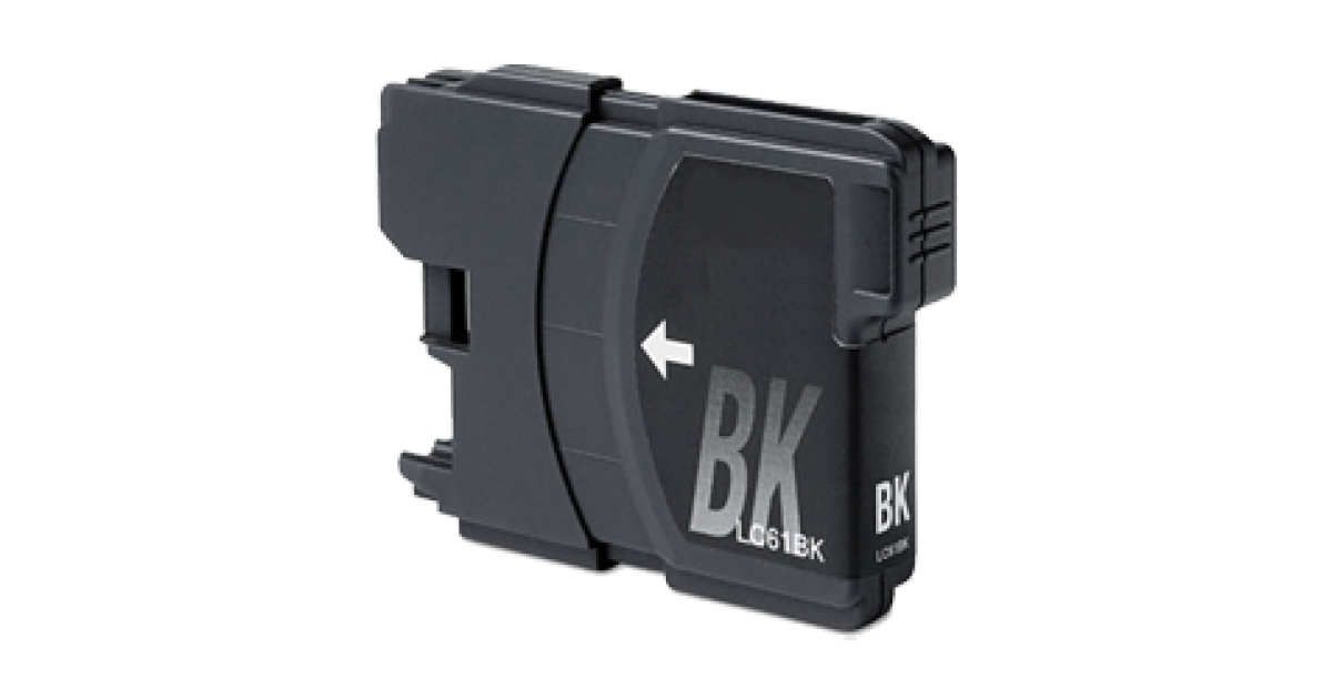 Brother LC61BK Inkjet Cartridge Black Compatible - CompuMe