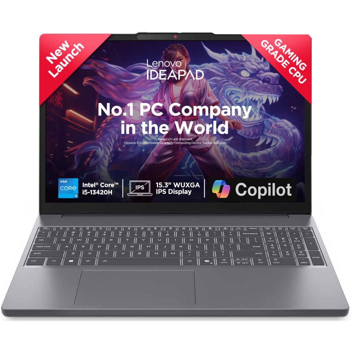 Lenovo New Ideapad Slim 3 (2025) 13th Gen Intel Core I5 13420h 8 Cores High Performance Processor W/ Ddr5 Memory & Ips Full Hd Display Luna Grey Lenovo New Ideapad Slim 3 (2025) 13th Gen Intel Core I5 13420h 8 Cores High Performance Processor W/ Ddr5 Memory & Ips Full Hd Display Luna Grey