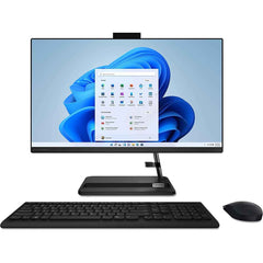 Lenovo Ideacentre 3 All In One 12gen Intel Core I5 12450h 8 Cores W/ High Performance Processor & 24" None Touch Display Black