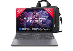 Laptop Lenovo IdeaPad Slim 3 15IRH10, 13th Gen Intel Core i7-13620H, 8GB DDR5, 512GB SSD, 15.3" FHD+ 300 Nits, Ar/En Keyboard, Thin & Light Laptop, w/ 16" Topload T210 Carry Case - Luna Grey