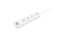 Philips Power Strip 3 Ac Outlet ,1 X Usb C, 2 X Usb With Overload Proteion, 2m Eu