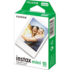 Fujifilm Instax Mini Instant Film Single Pack (White)- 10 Sheet