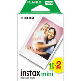 Fujifilm Instax Mini Instant Film Twin Pack (White) - 20 Sheet with cameras & recorders