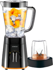Kenwood Blender With Grinder, 1.5Lit, 500Watts, Black - BLP15.150BK