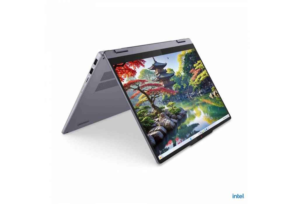 Laptop Lenovo IdeaPad 5 2-in-1 Touch Core Ultra 5 AI 225U, 8GB LPDDR5x, 512GB SSD, Touch Screen 14" WUXGA IPS, Windows 11 Home - Luna Grey