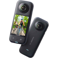 Insta360 X3 Waterproof 360 Aion Camera With 1/2" 48mp Sensors, 5.7k 360 Aive Hdr Video, 72mp 360 Photo, 4k Single Lens, 60fps Me Mode, Stabilization, 2.29" Touchscreen, Ai Editing, Live Stream Black
