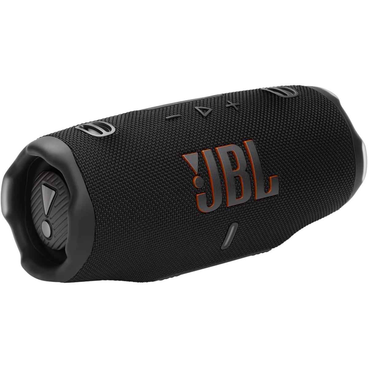 Jbl Charge 6 Portable Waterproof & Drop Proof Bluetooth Speaker, Bold Pro Sound With Ai Sound Boost, 28hrs Of Playtime, Built In Power Bank & Comes With A Sturdy/removable Carrying Strap Black