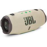 JBL Charge 6 - Portable Waterproof & Drop-Proof Bluetooth Speaker, Bold Pro Sound with AI Sound Boost, 28Hrs of Playtime, Built-in power bank & Comes with a Sturdy/Removable Carrying Strap - Sand