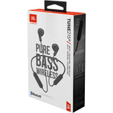Jbl Tune 215bt Wireless Earbud Headphones Wireless Earbud Headphones Deliver Powerful Jbl Pure Bass Sound In A Rainbow Of Premium Finishes. Black