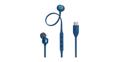 JBL TUNE 310C Wired Hi-Res In-Ear Earphones – Blue