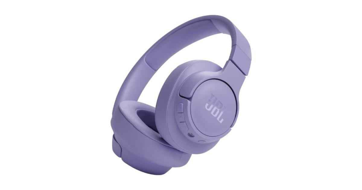 JBL Tune 720BT Over-Ear Wireless Headphones - Purple