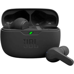 JBL Vibe Beam - True Wireless JBL Deep Bass Sound Earbuds, Bluetooth 5.2, Water & Dust Resistant, Hands-Free Call with Voice Aware, up to 32 Hours of Battery Life (Black)