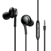 JoyRoom JR-EW02 Wired Earbuds - Black and White