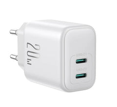 JoyRoom JR-TCF12 20W Dual Port Charger EU - White