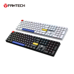 Fantech Mk314 Atom Air108 Low Profile Mechanical Gaming Keyboard White Red Switch