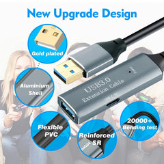 Usb A 3.0 Active Extension Cable With A Built In Nxp Chip – 10m