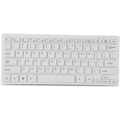 K-1000 Mini Thin Chocolate Wireless Keyboard -White