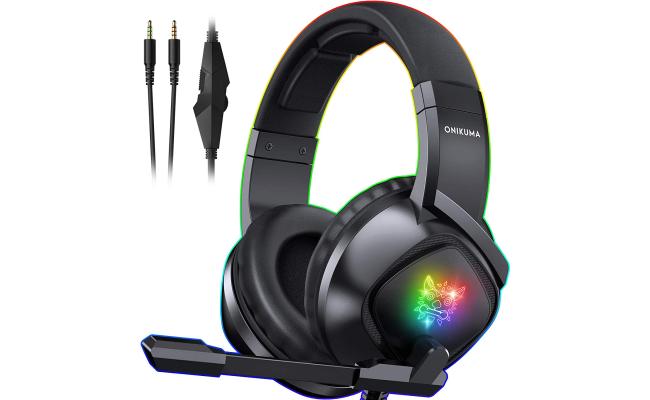 Onikuma headset for computer setup