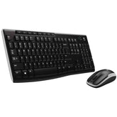 Logitech Mk270 Wireless Keyboard And Mouse Combo Arabic / English Layout (black)