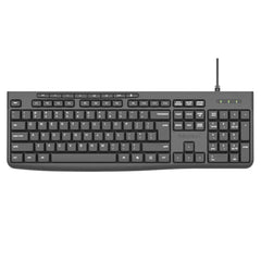 Meetion K295 Zero Noise Durable Wired Office Keyboard -Black