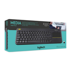 Logitech K400 wireless gaming keyboard for computer setup