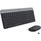 Logitech MK470 SLIM Wireless Keyboard and Mouse Combo Arabic / English Layout with mechanical