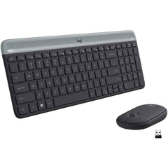 Logitech Mk470 Slim Wireless Keyboard And Mouse Combo Arabic / English Layout
