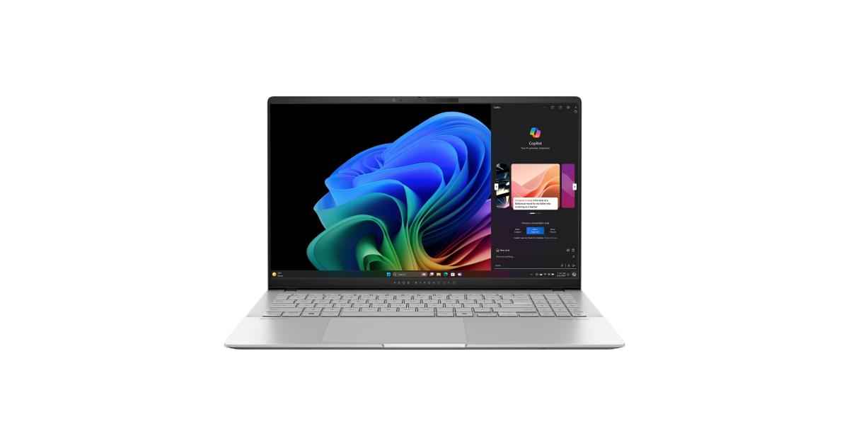 ASUS Vivobook S 15 OLED (K5507QA) – Snapdragon® X Plus, 16GB RAM, 1TB SSD, 15.6" 3K OLED 120Hz-Laptop