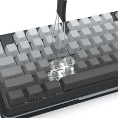 Redragon Cyrus Pro K681SP RGB Wireless 75% Hot-Swappable Gasket Mechanical Keyboard with Knob (RPC Linear Switch) (Gradient Grey)