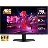 AOC Q27G40E Gaming 27" Fast IPS 2K QHD 180Hz 0.5ms HDR10 sRGB 127% Flicker-Free Six Game Modes G-Sync Compatible w/ HDMI 2.0 & DisplayPort